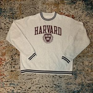 Champion Reverse Weave Harvard University Crewneck Sweatshirt Size Large